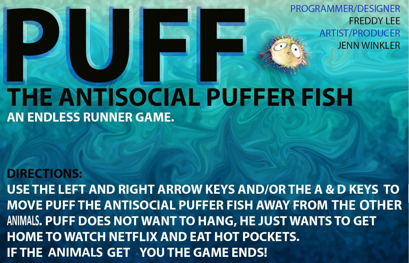 Puff the Antisocial Pufferfish (itch) - кадр 1