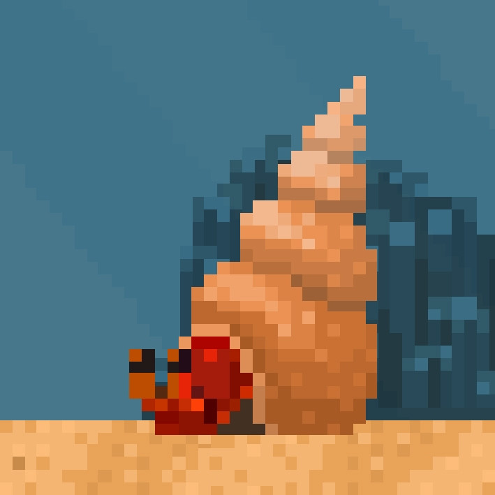 Hermit the sluggish caterpillar of the sea (itch) - кадр 6