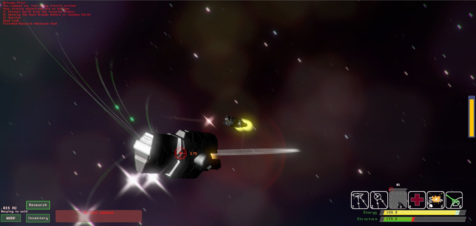Fist of Orion [Pre-alpha demo] (itch) - кадр 2