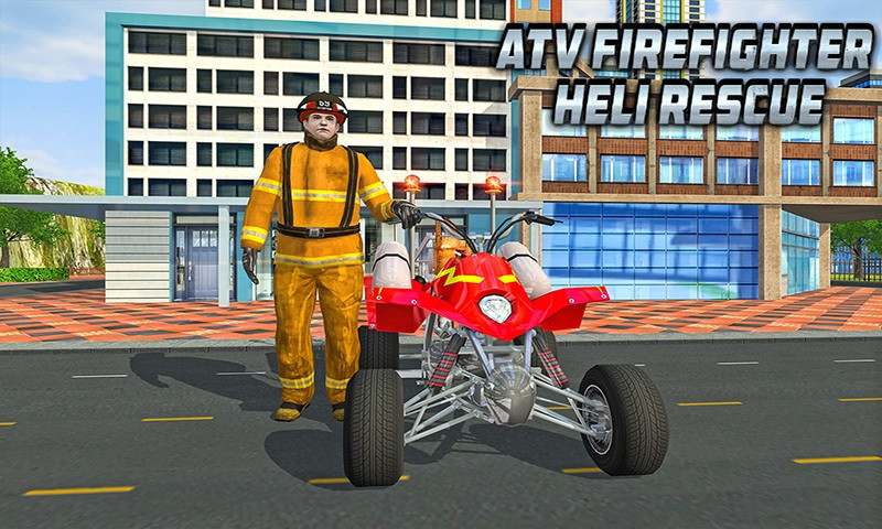 FireFighter ATV Bike: Helicopter Rescue 2018 (itch) - кадр 4
