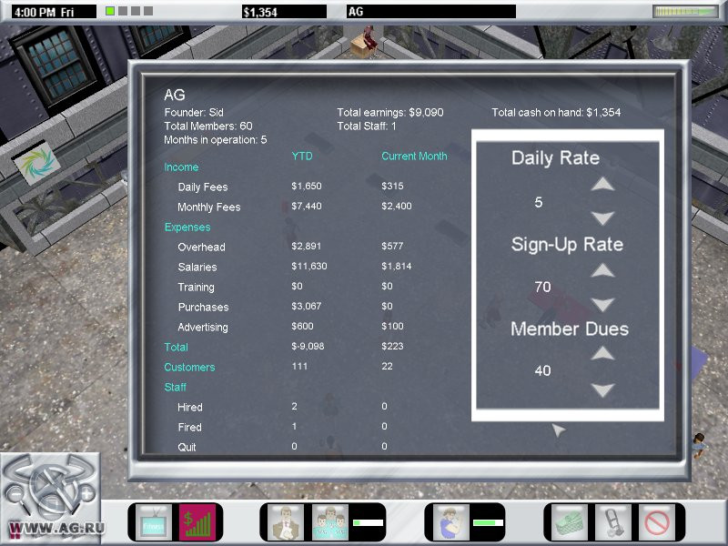Health & Fitness Club Tycoon - кадр 6
