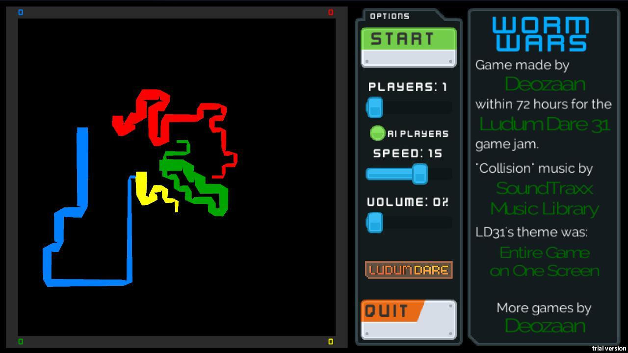 LD31 - Worm Wars (itch) - кадр 2