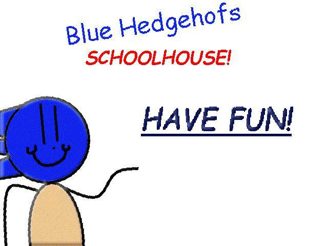 Blue Hedgehofs Schoolhouse (Remake) (itch) - кадр 1