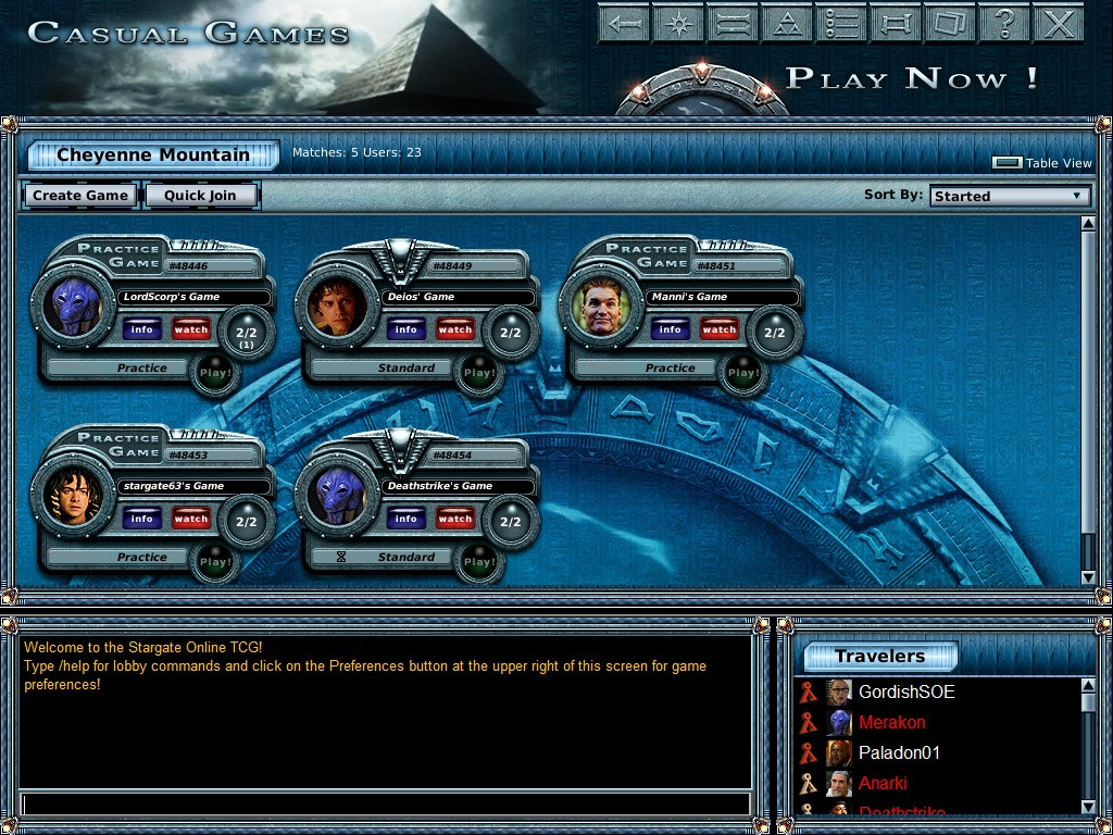 Stargate Online Trading Card Game - кадр 5