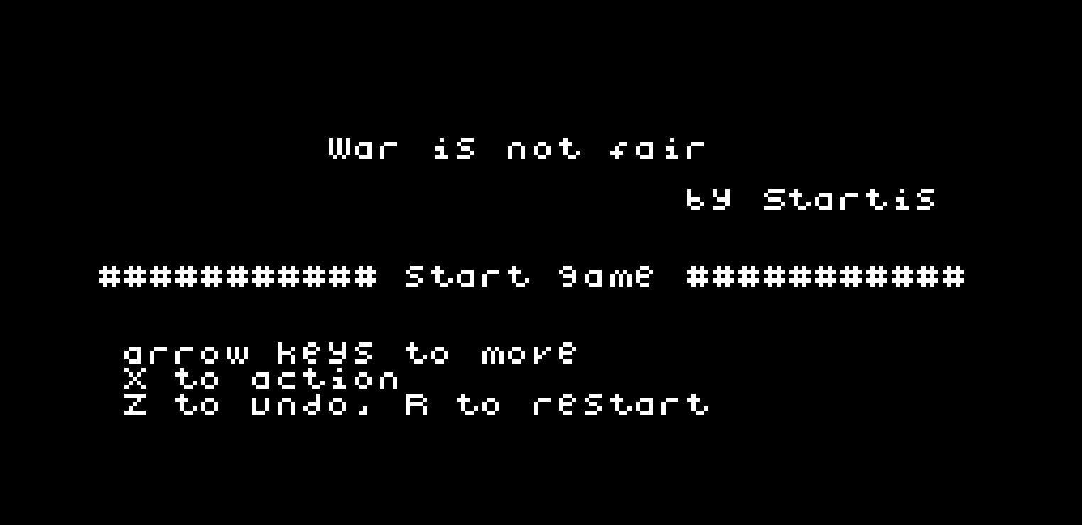 War is not fair (itch) - кадр 1