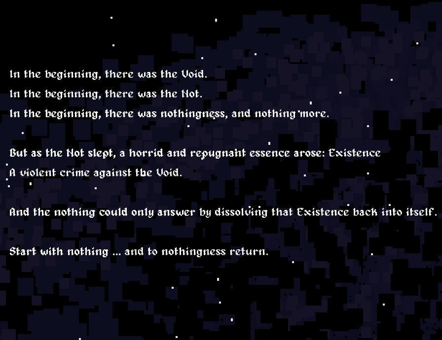 And to Nothingness Return (itch, philomory) - кадр 2