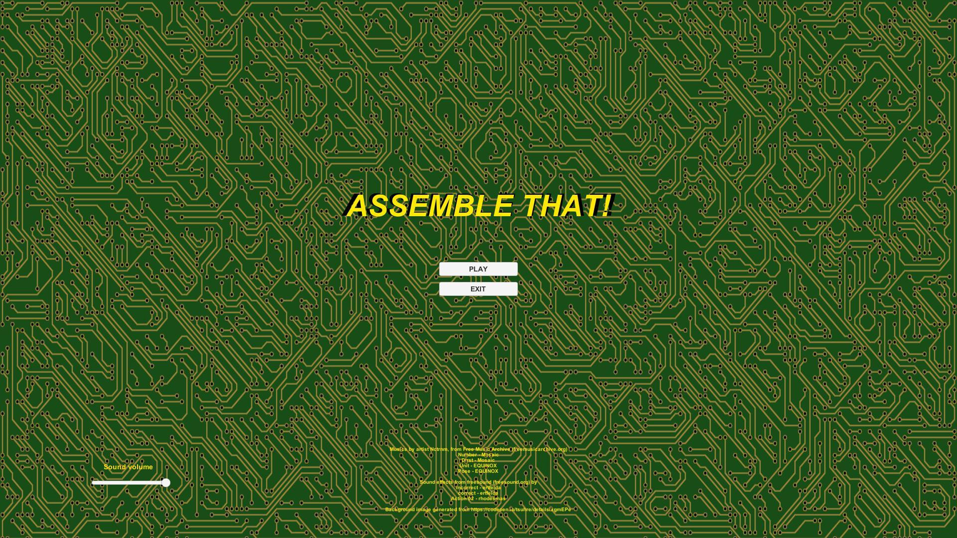 Assemble That! (itch) - кадр 1