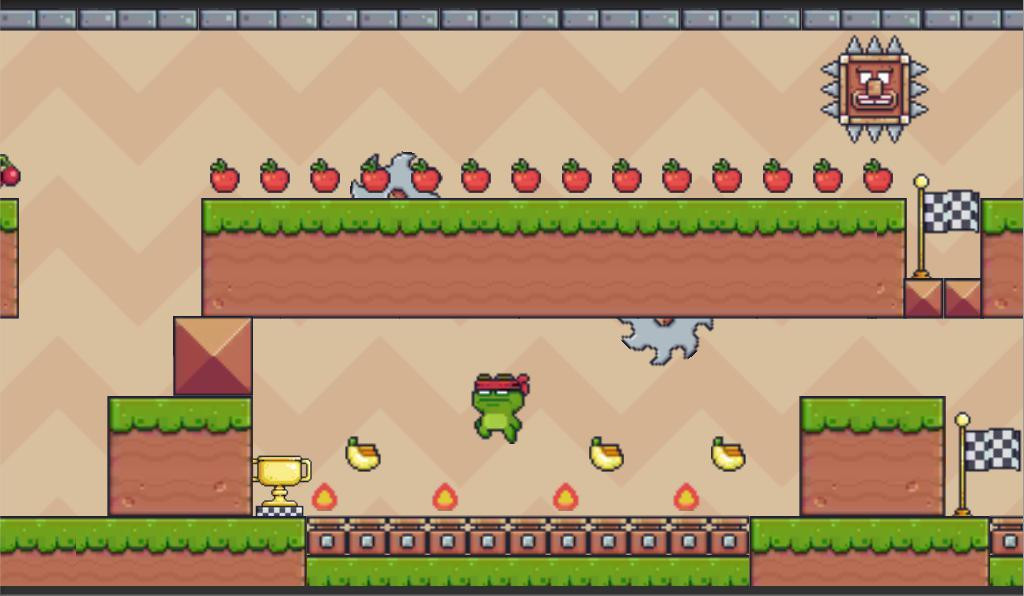 Super Ninja Frog Detective – Fruit Adventure! (itch) - кадр 2