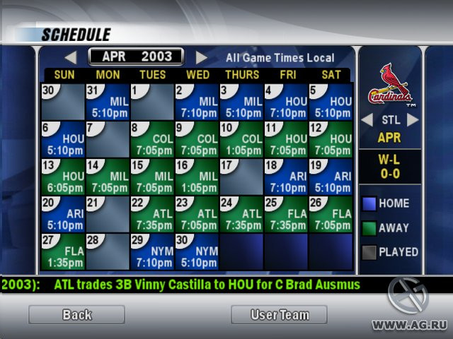 MVP Baseball 2003 - кадр 9