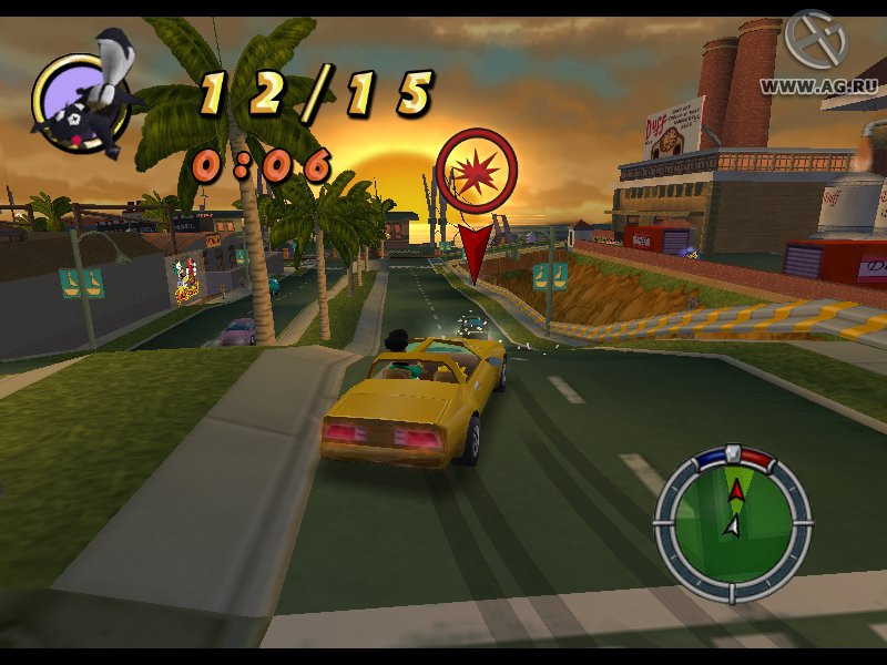 The Simpsons Hit & Run - кадр 9