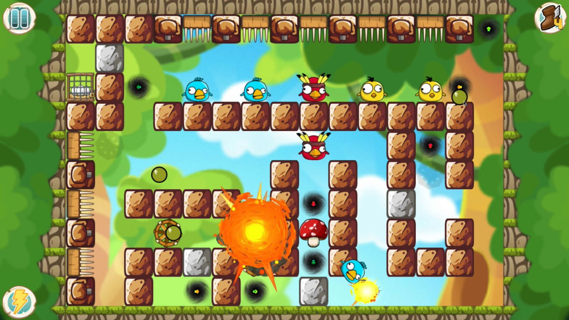 Hungry Piggy vs Chicken - кадр 2