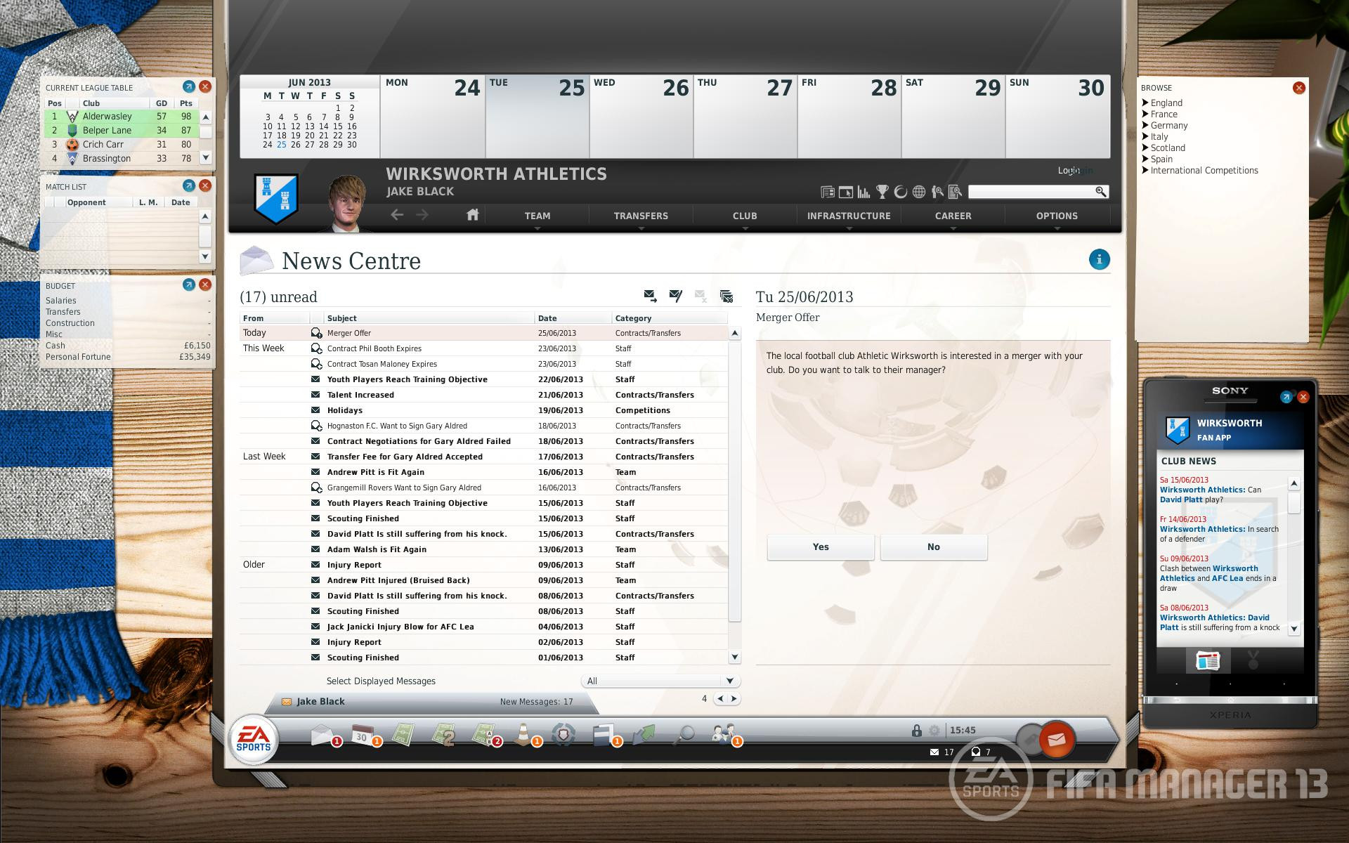 FIFA Manager 14 - кадр 5