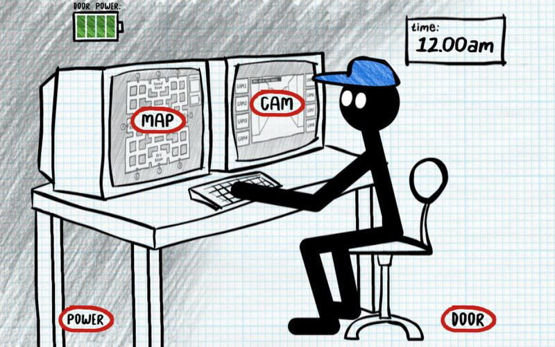 Stickman Five Nights Survival - кадр 3