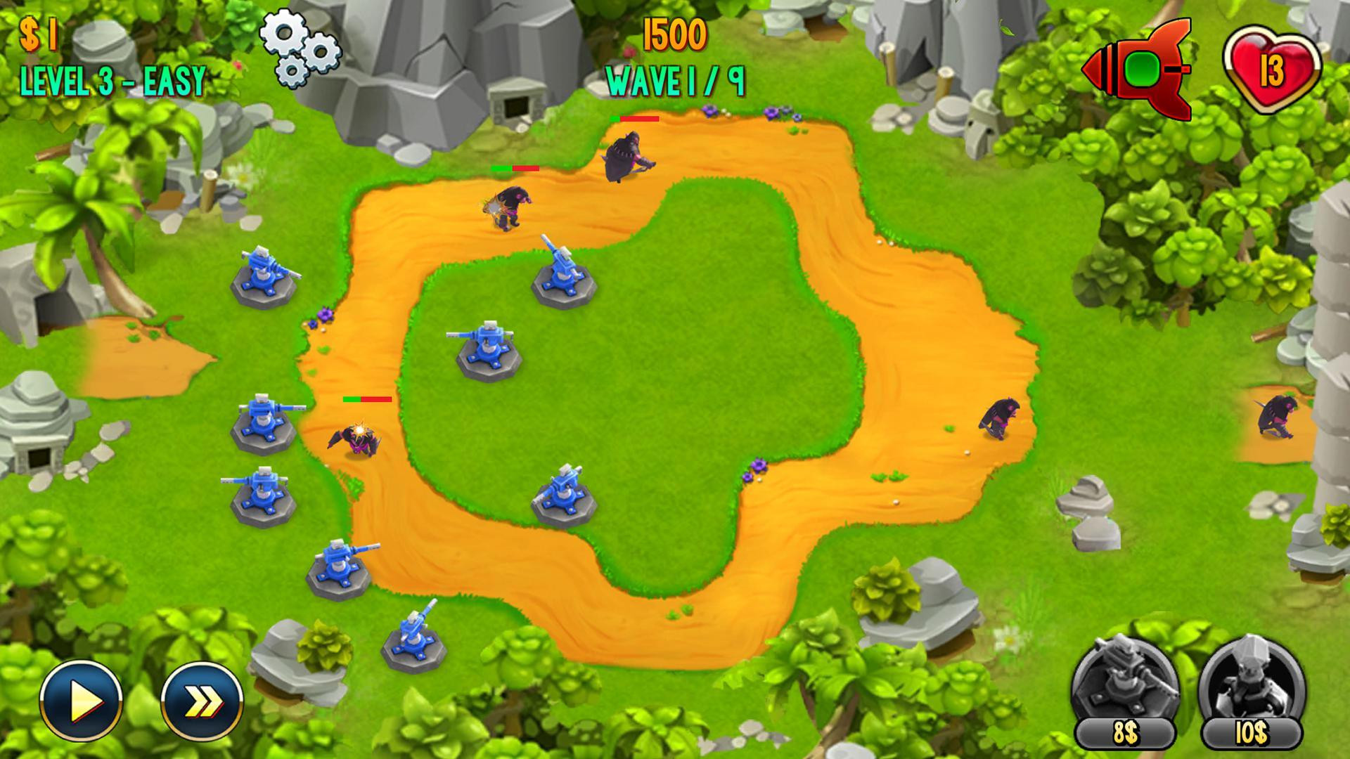 Defense Zone – Epic Battles (itch) - кадр 1