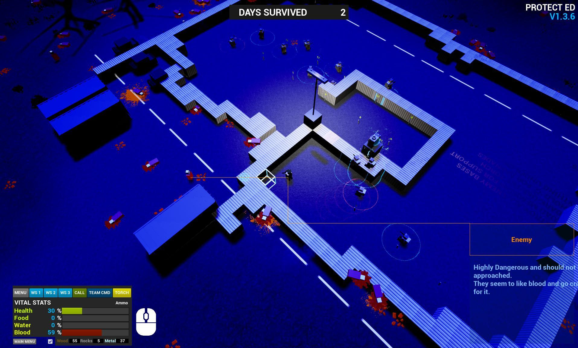 Protect Ed - Open World RTS Survival Game (itch) - кадр 9