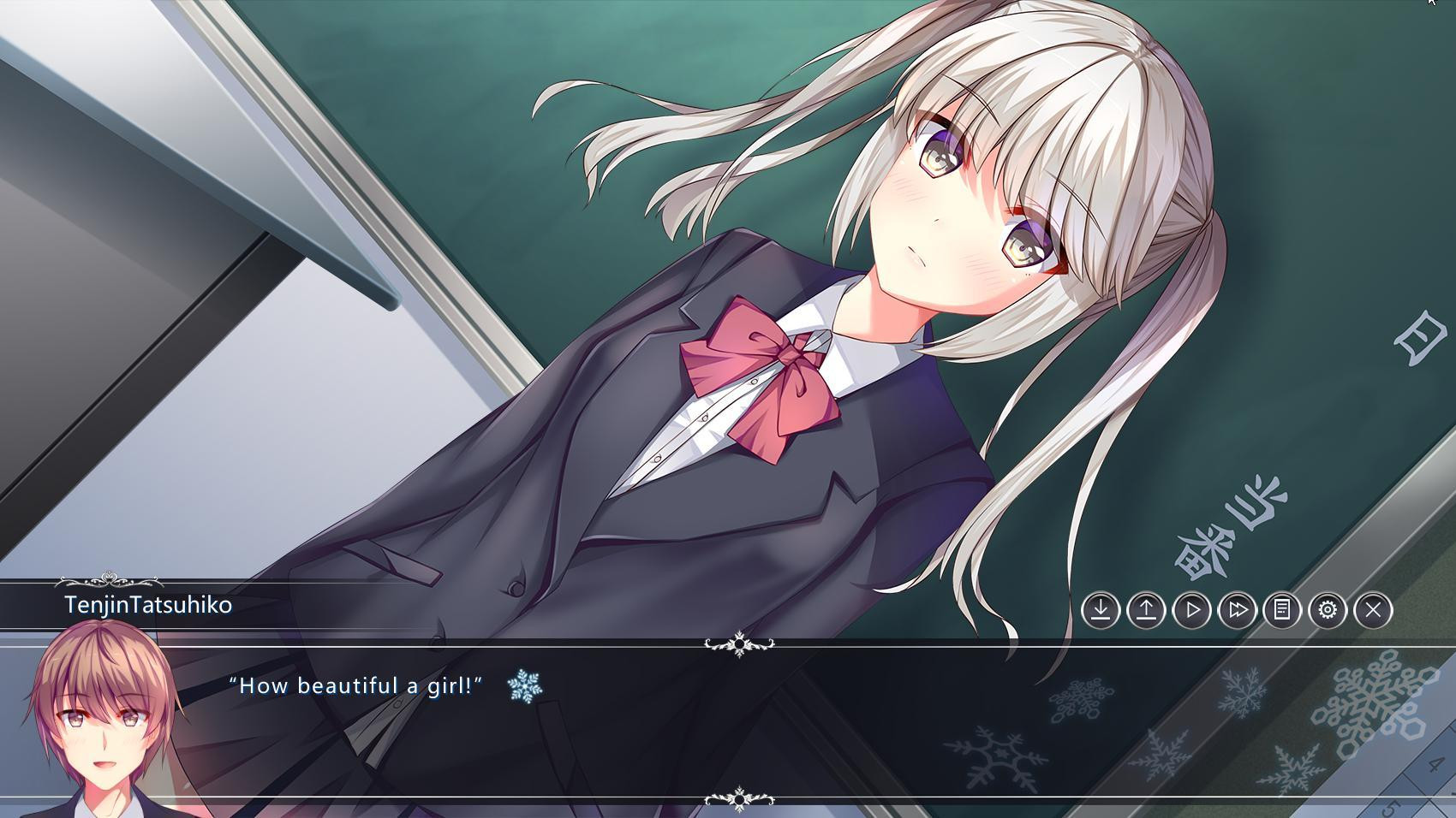 White Wings: Animation System Visual novel (itch) - кадр 3