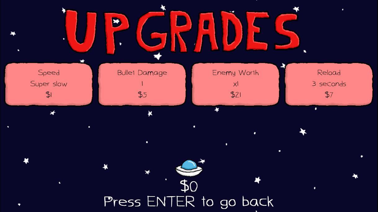 Upgrades Against Space Aliens (itch) - кадр 3