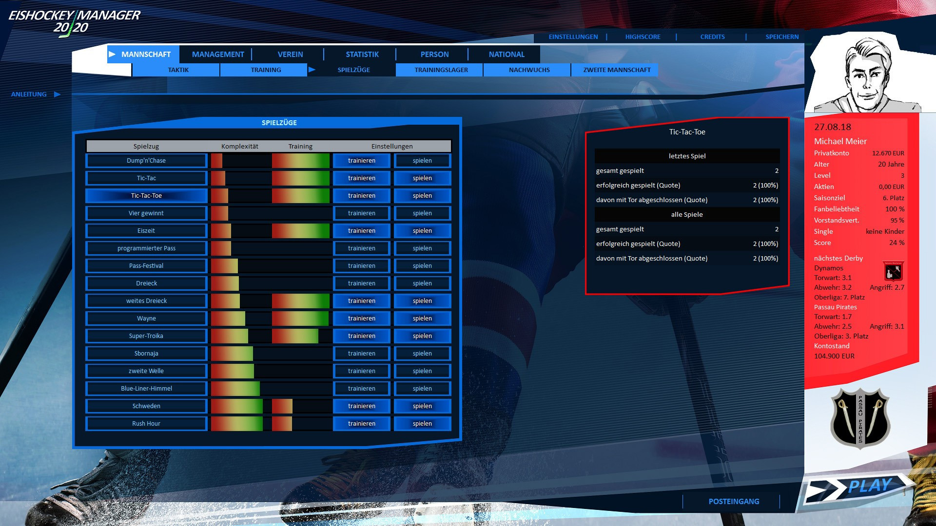 Hockey Manager 20|20 - кадр 6