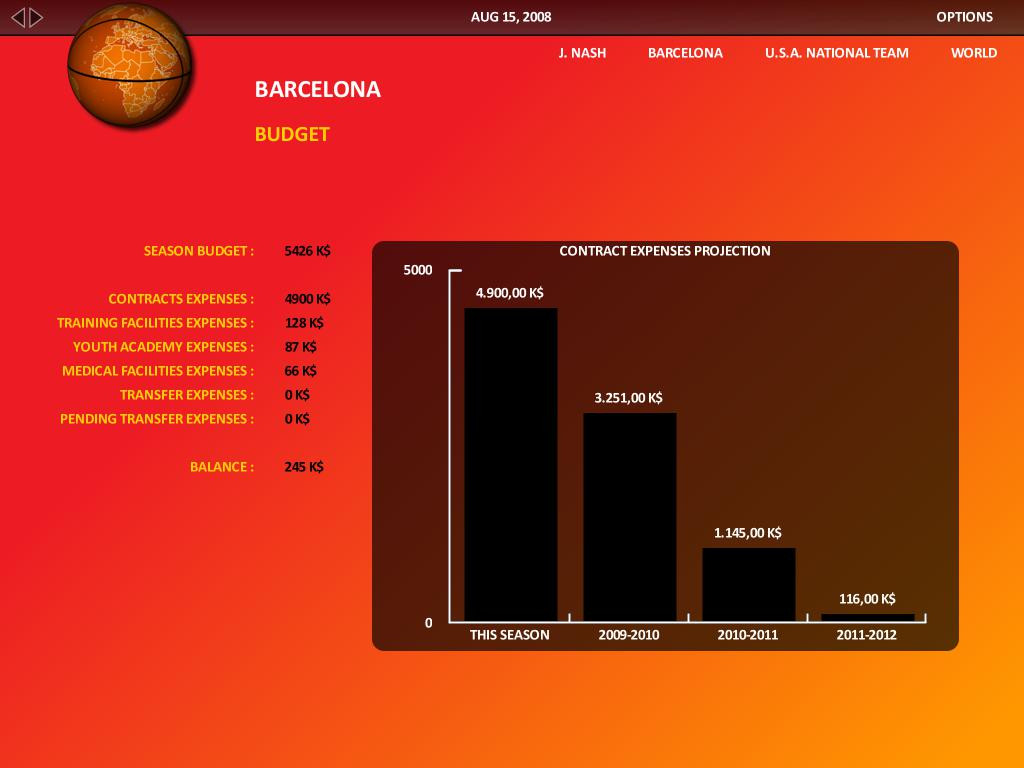 World Basketball Manager 2009 - кадр 7