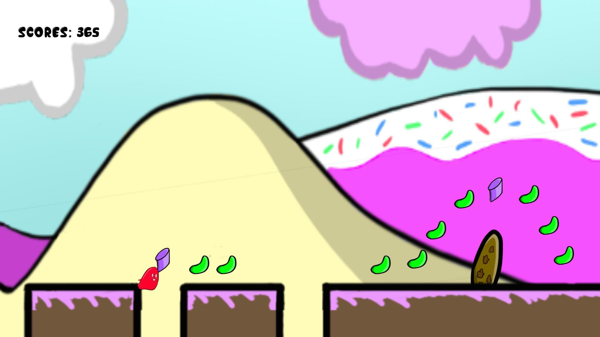 Running through the land of candy (itch) - кадр 2