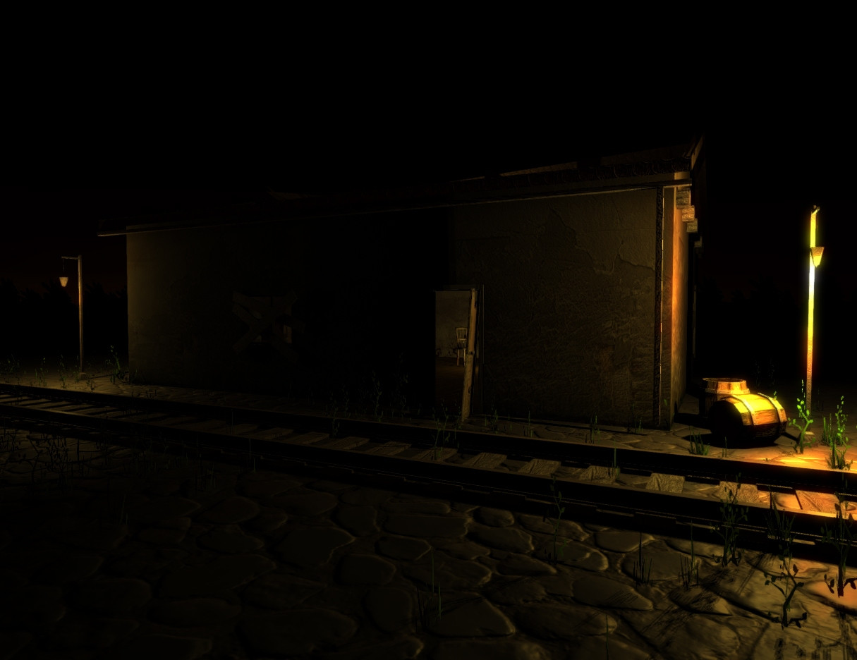 Creepy Train Station 3D (itch) - кадр 1