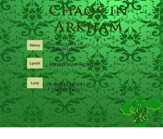 Chaos In Arkham (itch) - кадр 1