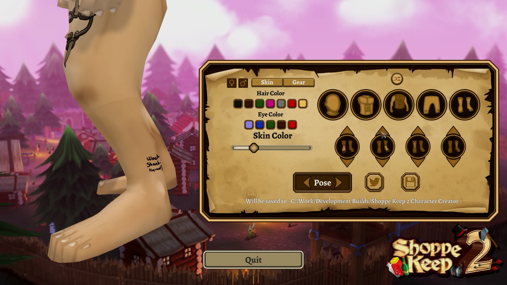 Shoppe Keep 2 Character Creator Preview - кадр 2