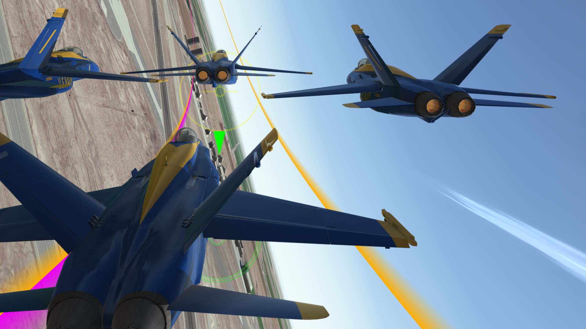 Blue Angels Aerobatic Flight Simulator - кадр 4