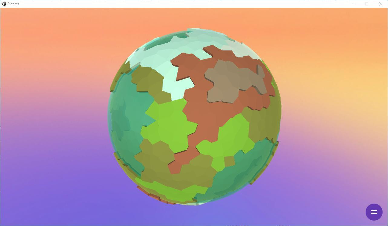 Procedural Voronoi Planets (itch) - кадр 5