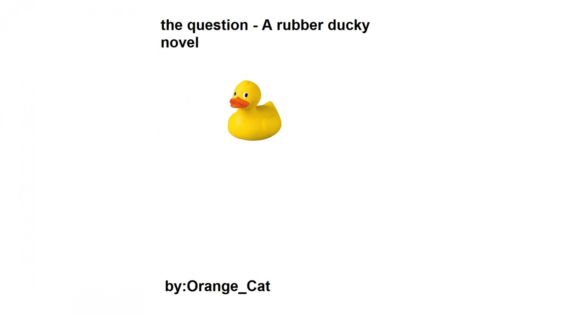 The question [BETA] (itch) - кадр 1