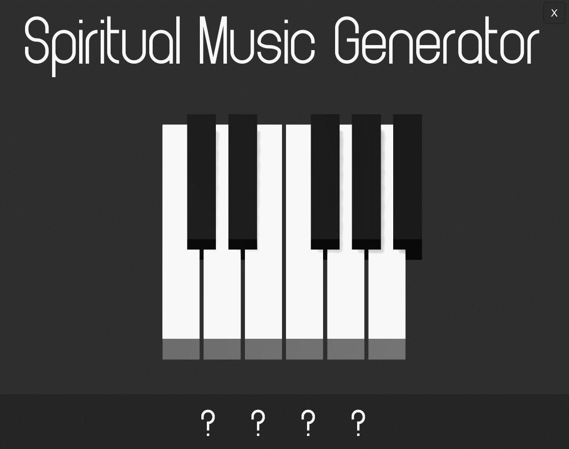 Spiritual Music Generator (itch) - кадр 2
