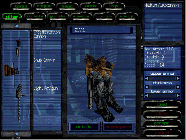 Heavy Gear - кадр 12