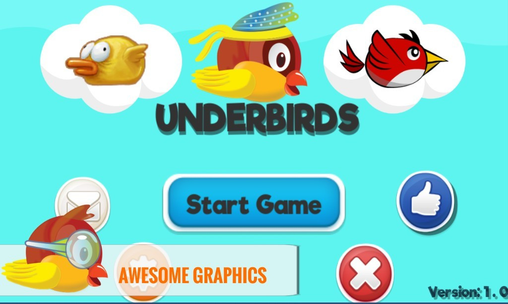 Under Bird: Bird Fly (itch) - кадр 2