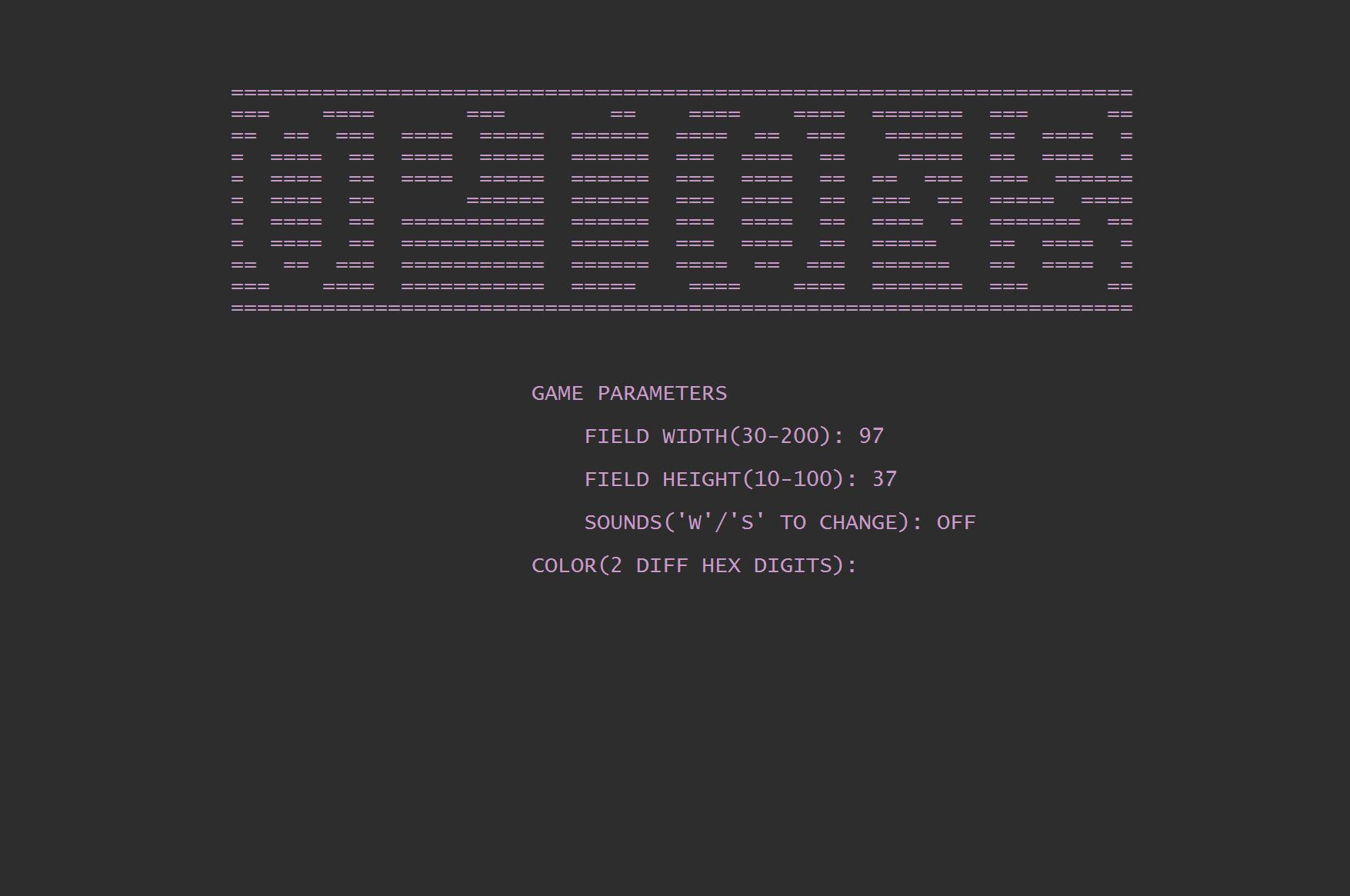 ASCII Pong (itch) - кадр 2