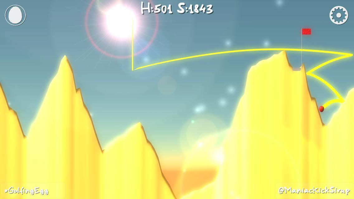 Golfing Egg (itch) - кадр 2