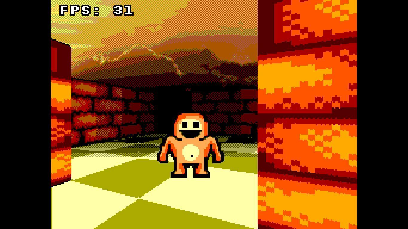Software Rendered 3D Maze - Tech Demo (itch) - кадр 2