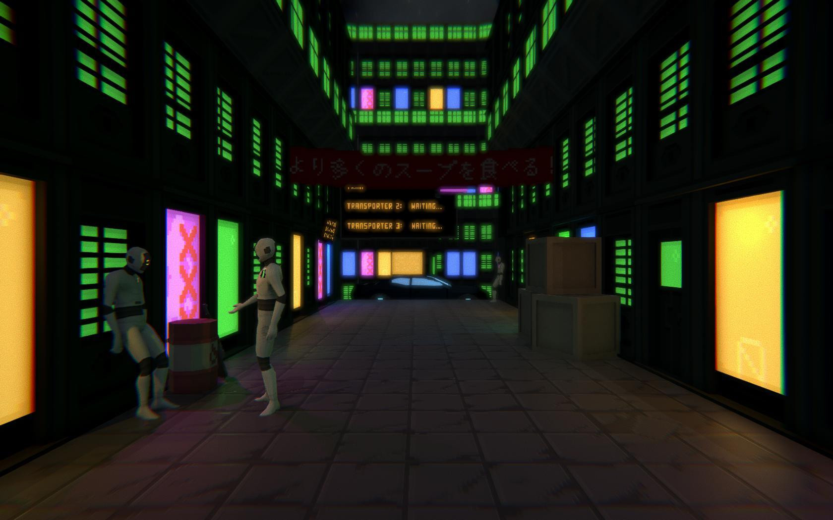 Sci-Fi Street Diorama (itch) - кадр 2