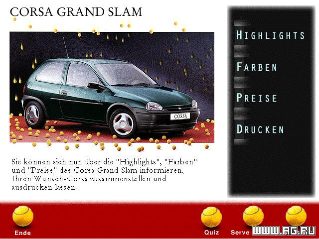 Corsa Grand Slam - кадр 1