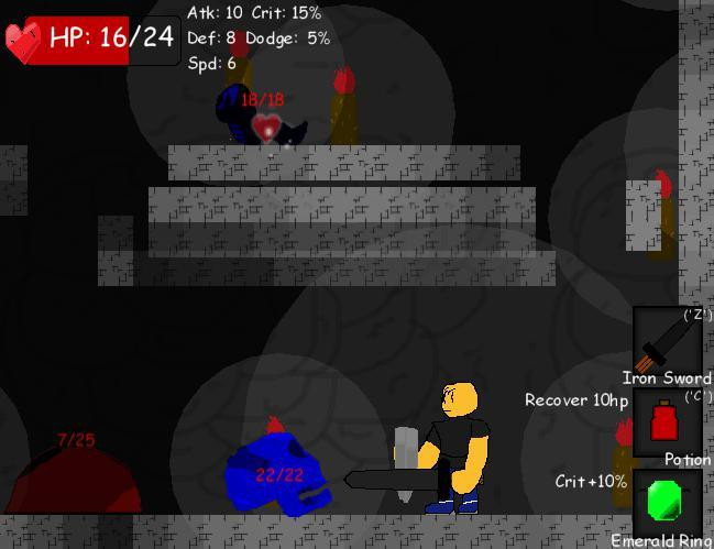 Dungeon of the Unknown(DEMO v0.3) (itch) - кадр 3