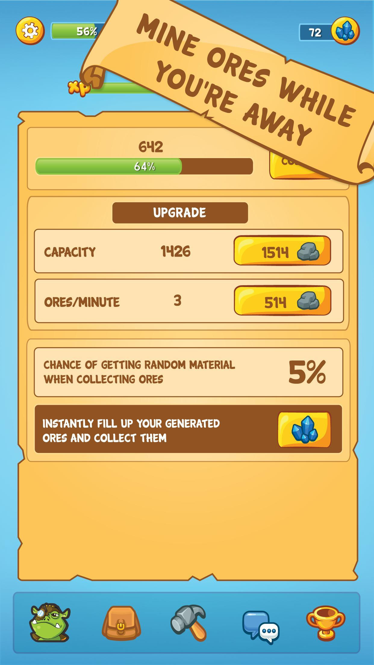 Ore Miner - Clicking game (itch) - кадр 4