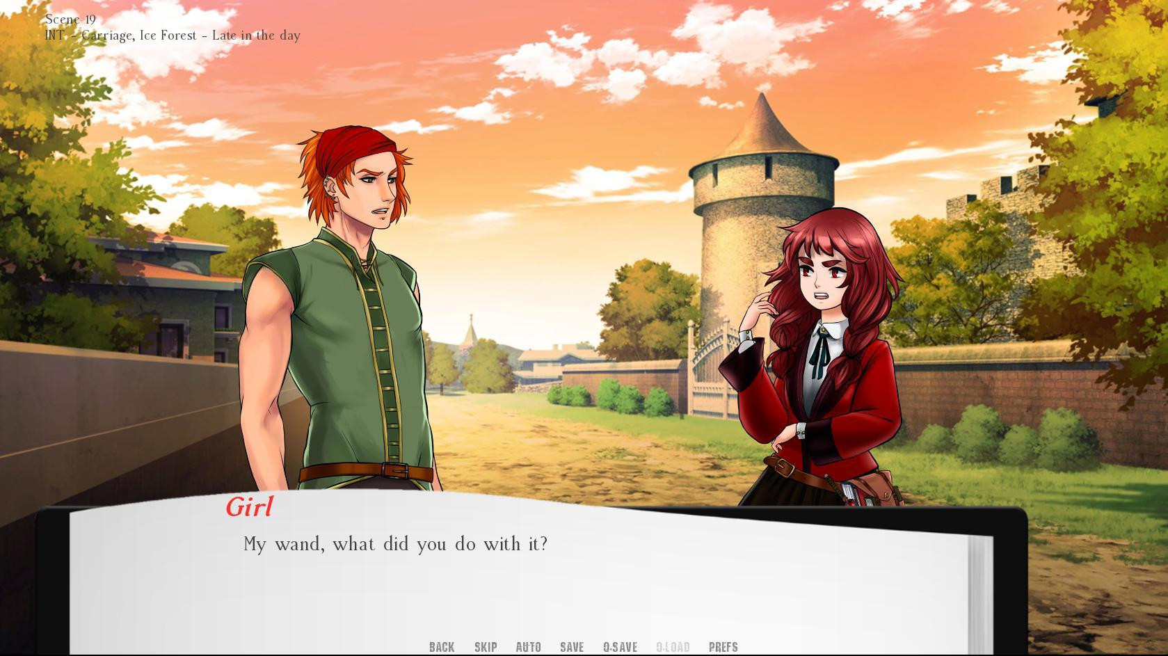 Dragon Tribe the Visual Novel Demo (itch) - кадр 3