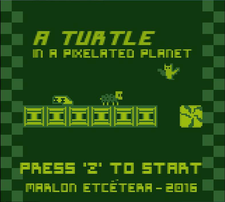 A turtle in a pixelated planet (itch) - кадр 2