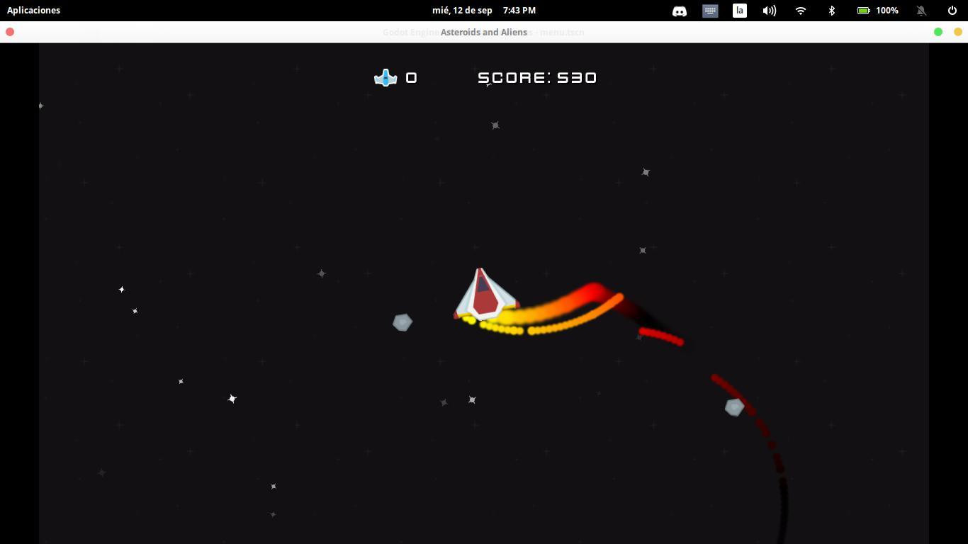 Asteroids and Aliens (itch) - кадр 2