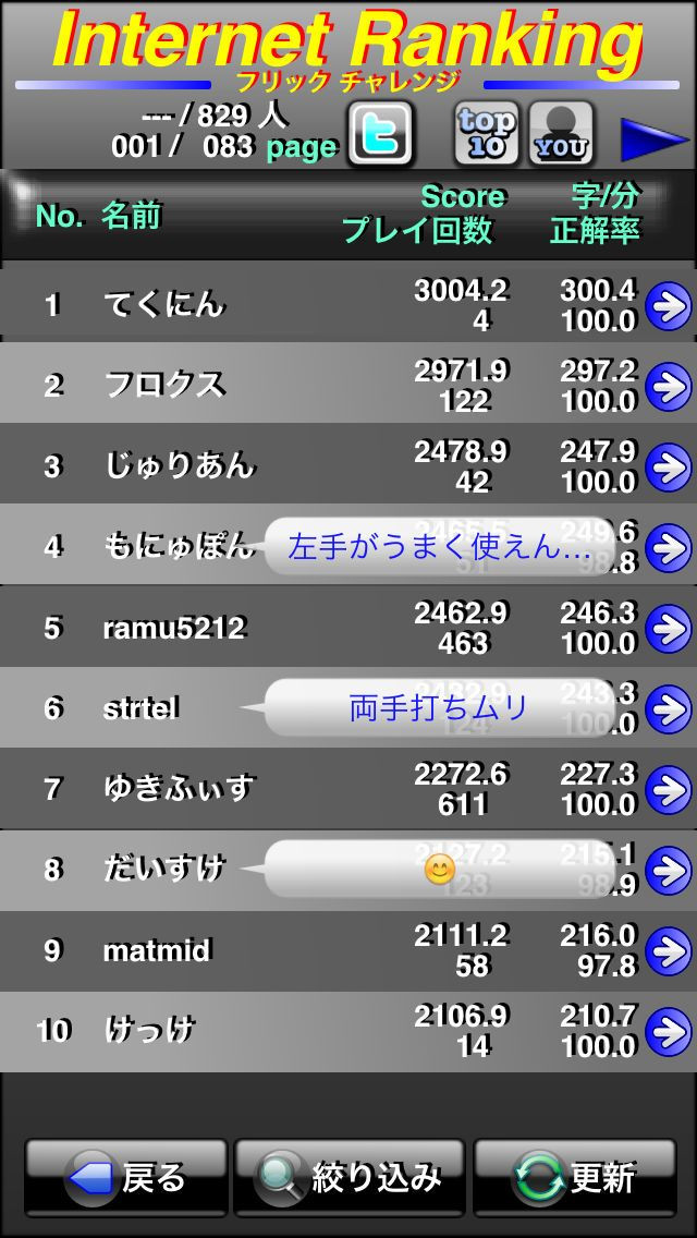 Typing revolution (iOS, JP) - кадр 3