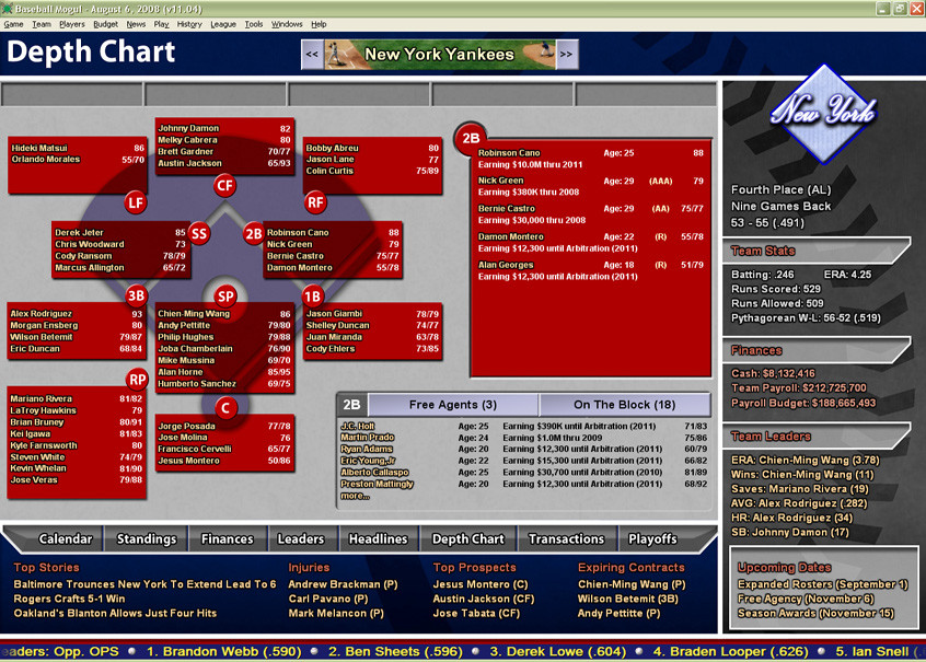 Baseball Mogul 2009 - кадр 2