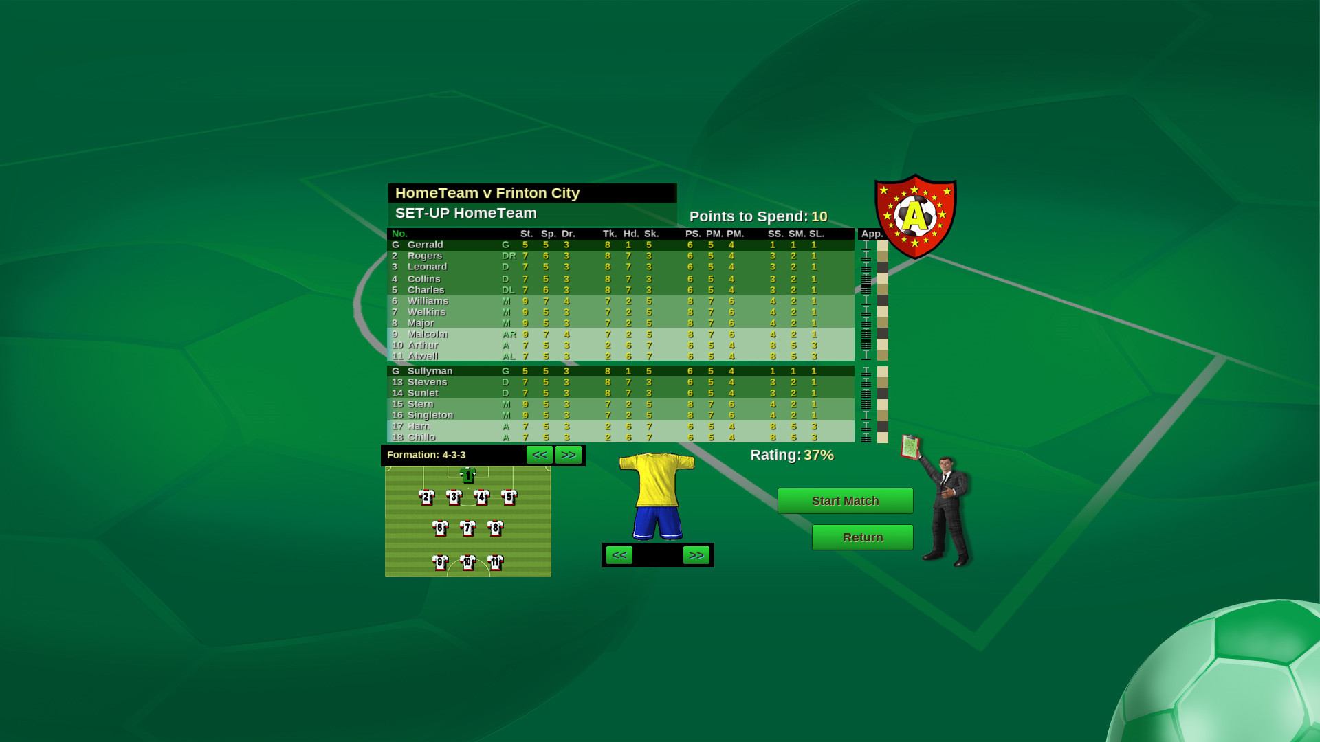 Tactical Soccer The New Season - кадр 6