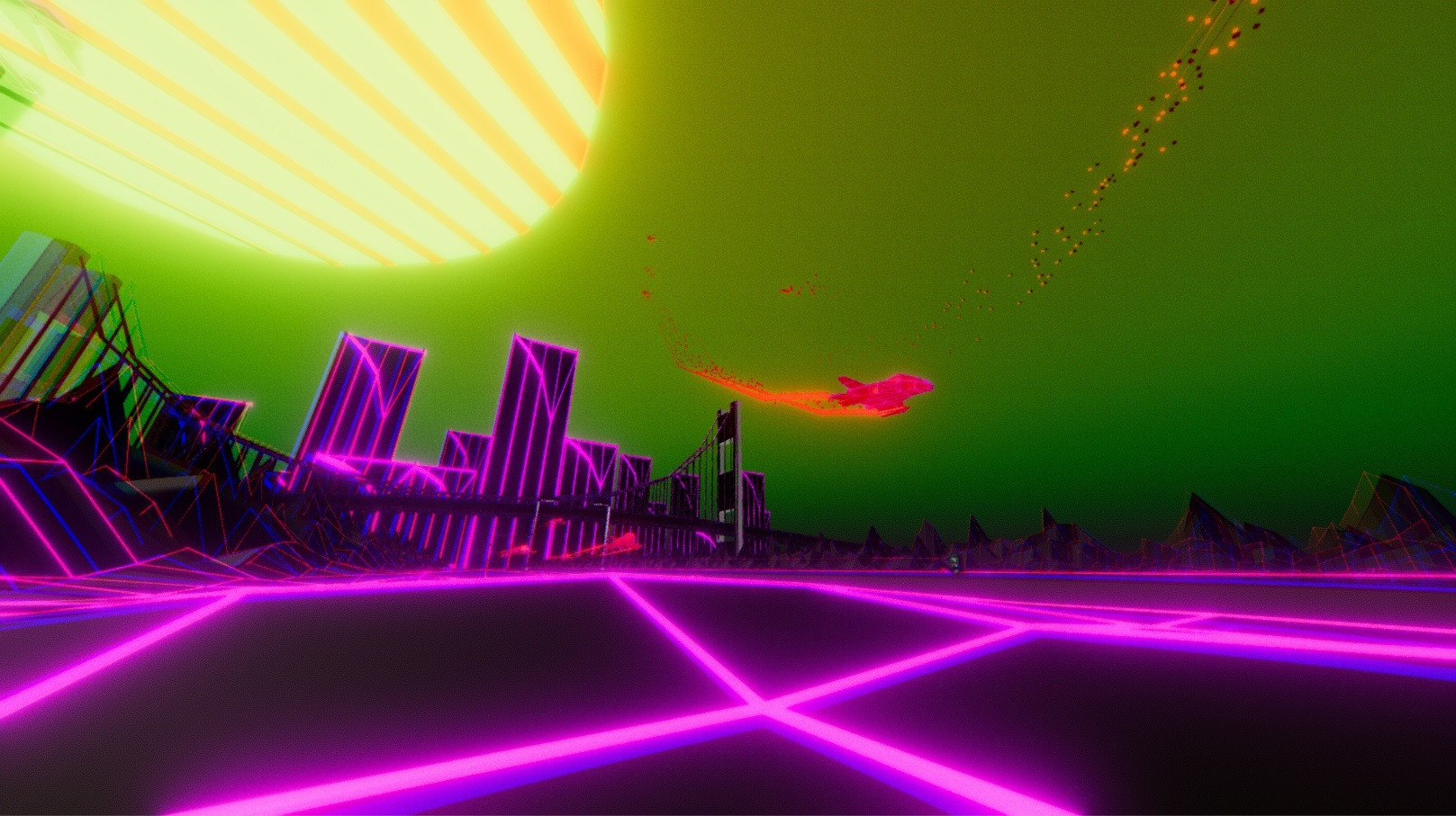 VR SynthShip Shootout (itch) - кадр 2