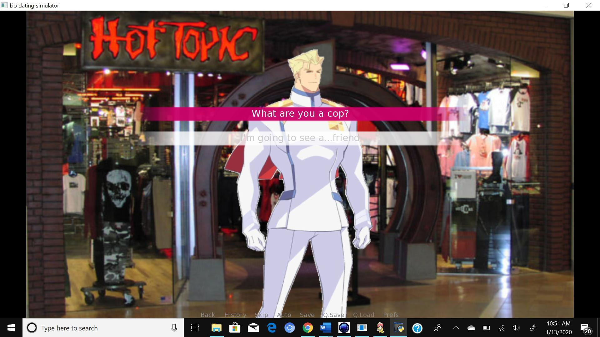Lio Fotia dating Simulator- a Promare Fan Game (itch) - кадр 2