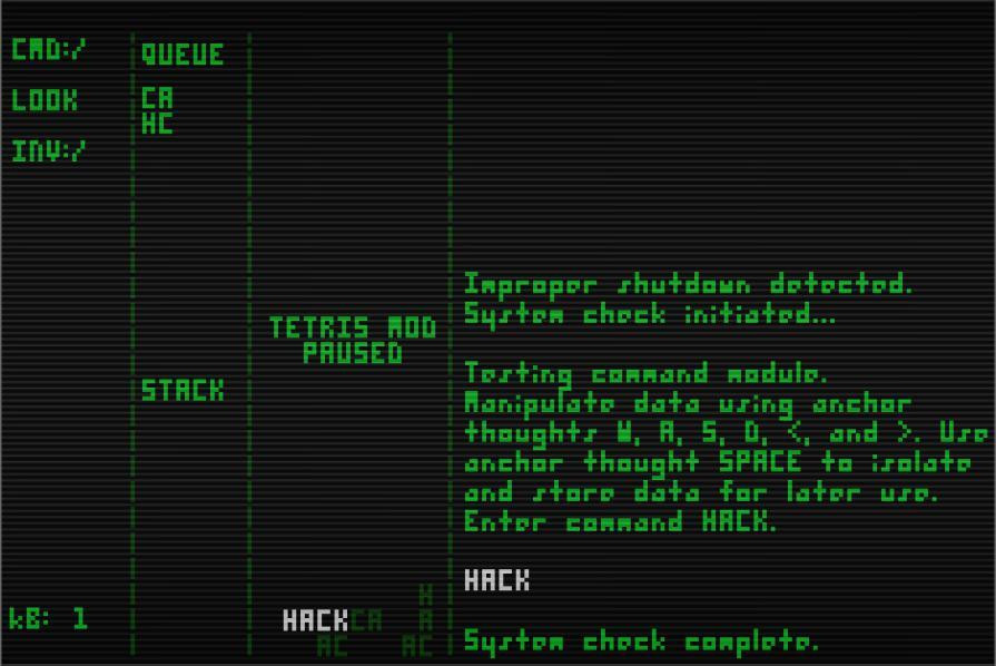 C://TEXTRIS.EXE (itch) - кадр 1