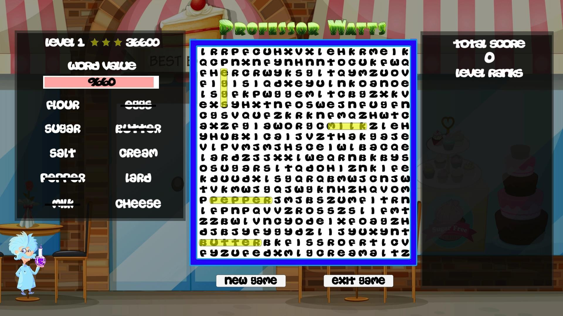 Professor Watts Word Search: Yummy Foods - кадр 3